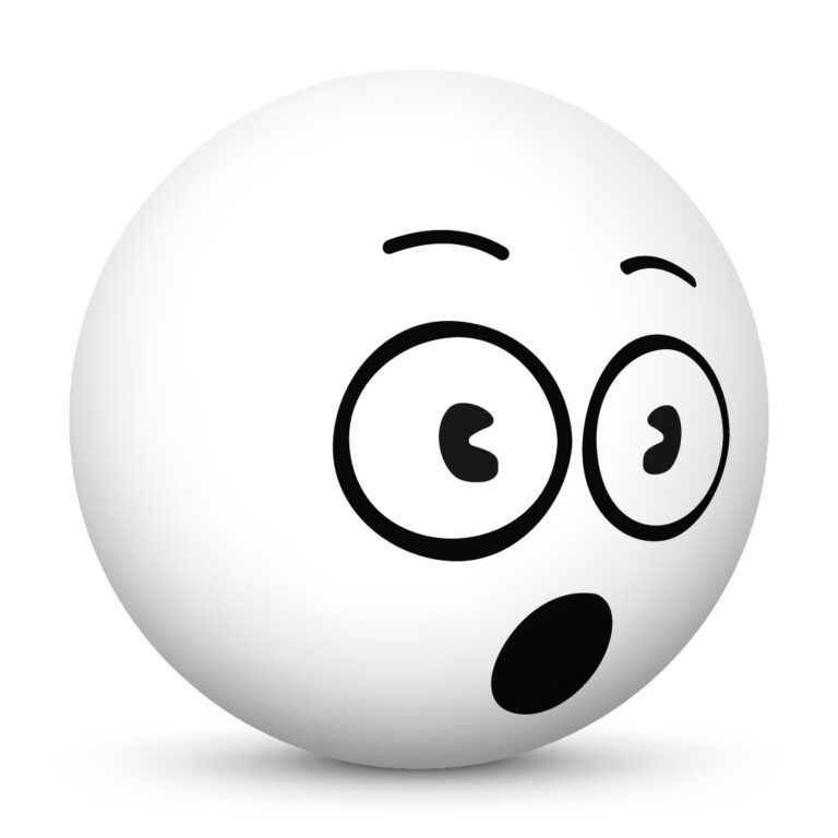 Astonished Shocked 3d Emoji 66 Black And White Sphere Vector Graphic On Spheres And Eggs 